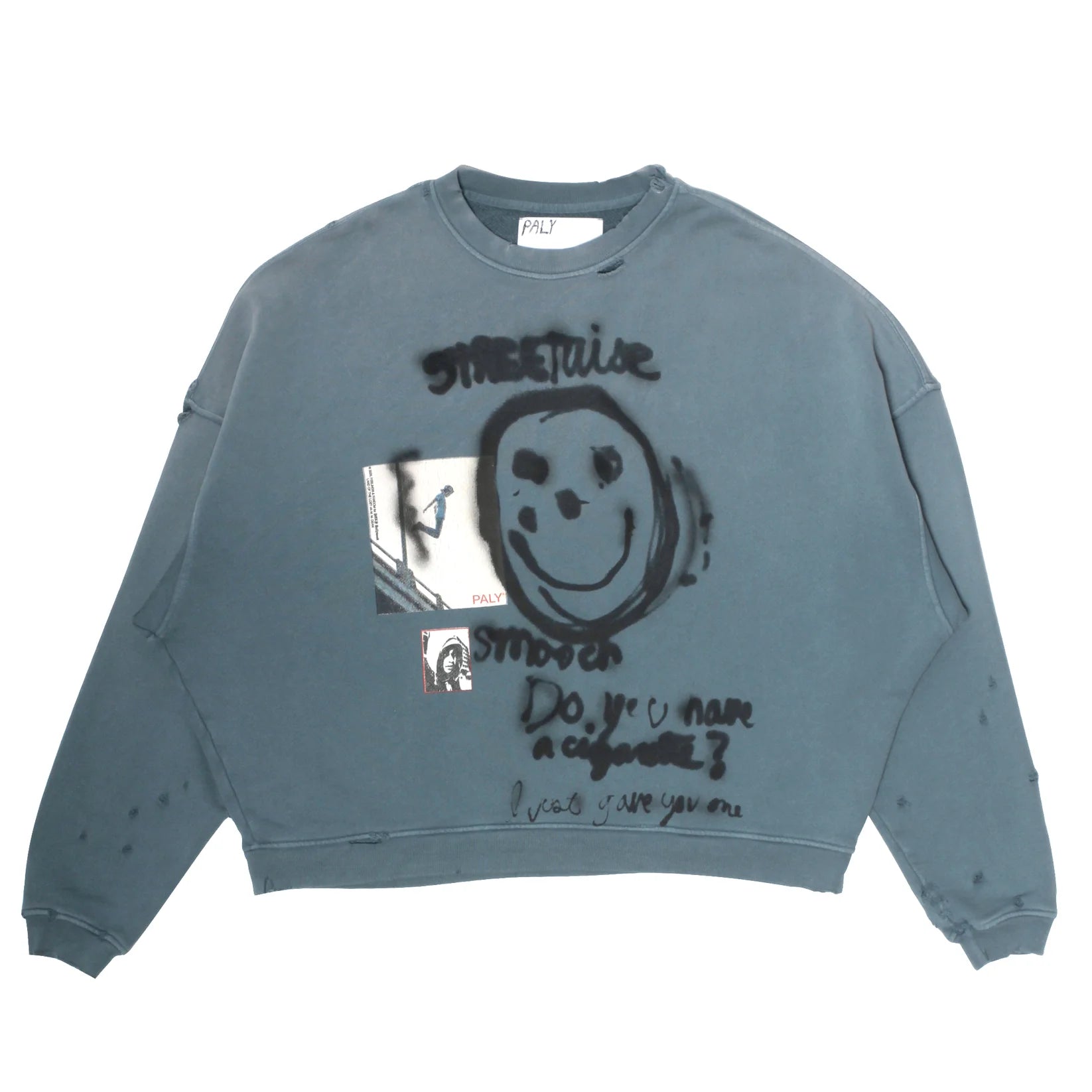 Paly Hollywood STREETWISE AIRBRUSH CREW NECK