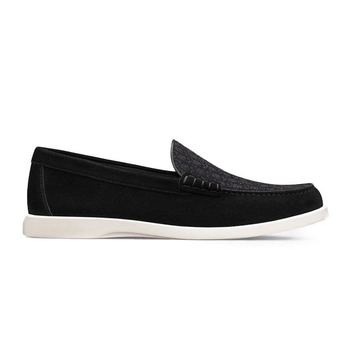 Dior Granville suede Jacquerd loafers
