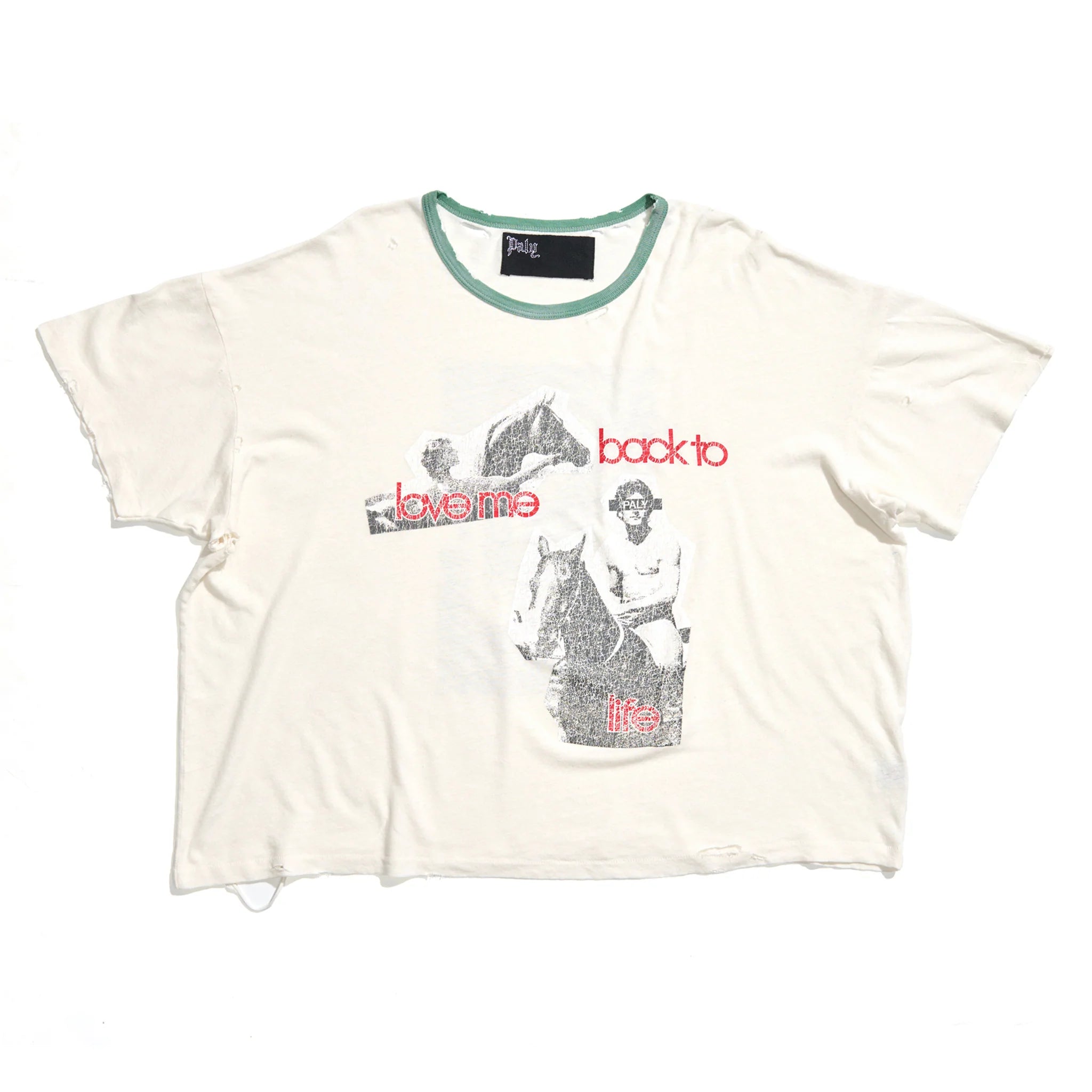 Paly Hollywood back to life ringer t-shirt