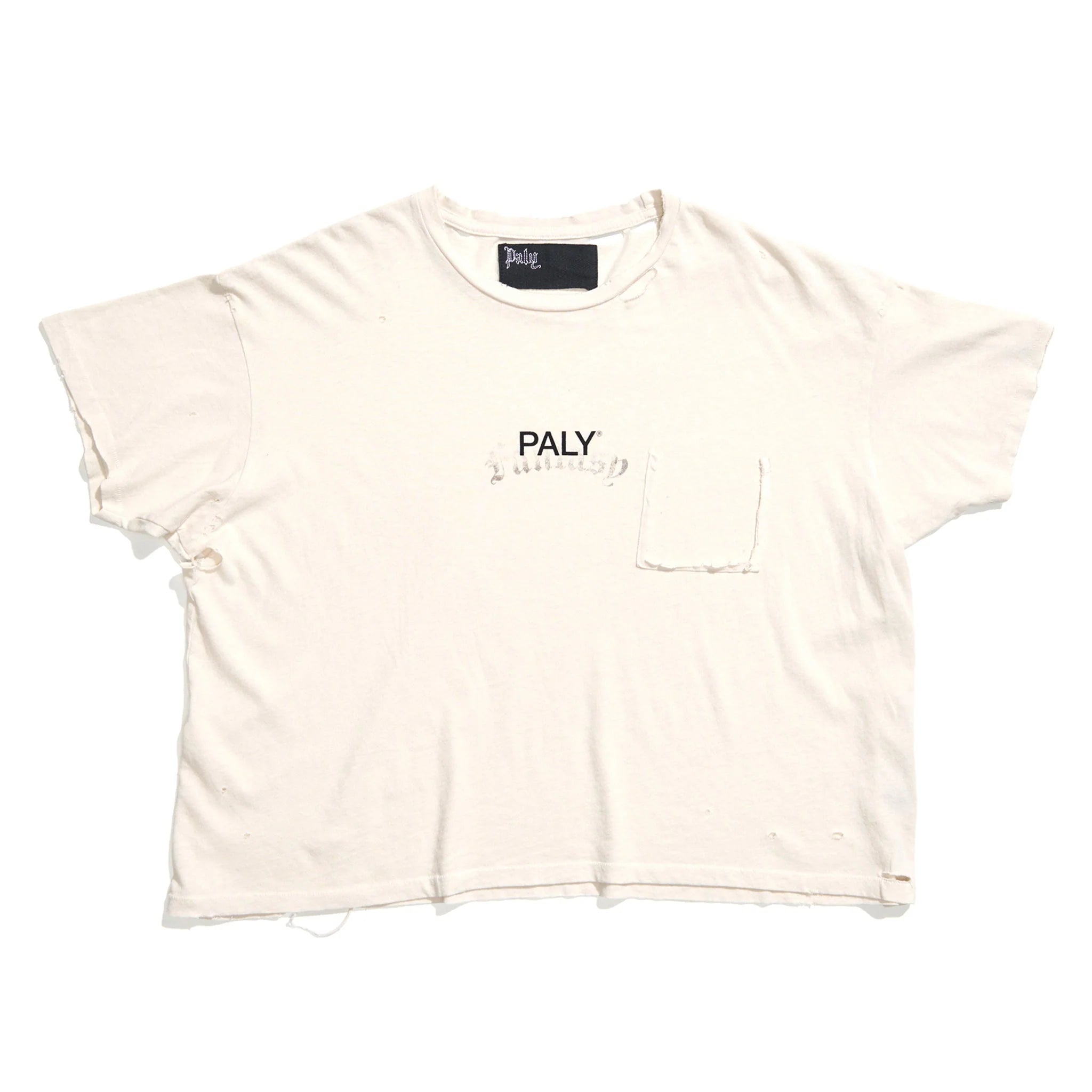 Paly hollywood white core-logo T-shirt