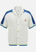 Casablanca Men's Crochet Shirt, White