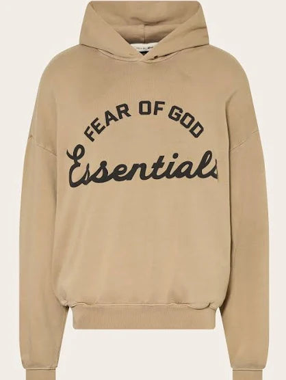 FOG x essentials beige hoodie